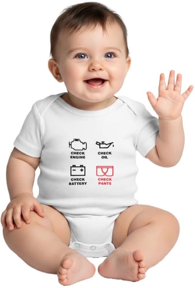 Baby Checklist Grappig Cadeau Voor Vaders Baby Rompertje Met Korte Mouwen