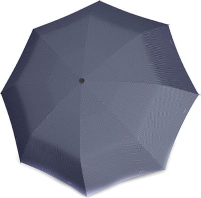 doppler paraplu Carbonsteel Long AC Chic Blue blauw veelkleurig