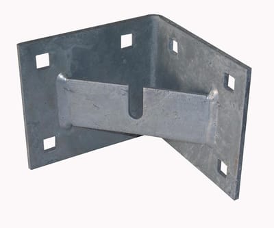 Dock Pipe Houder - Dock Onderdeel - Boot Stabiliseren - Thermisch Verzinkt Staal - 1/4 inch - Grijs