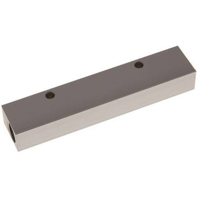 2xG 3/8'' x 4xG 1/4'' Aluminium Verdeelblok Eenzijdig 16 Bar - FL2-F-A-038G-014G-4MS