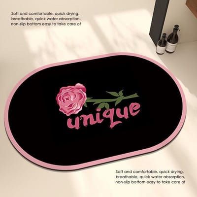 Badmat Toilet Diatomeeënaarde Absorberende Zachte Mat Toilet Toiletdeur Tapijt Antislipmat 40X60cm