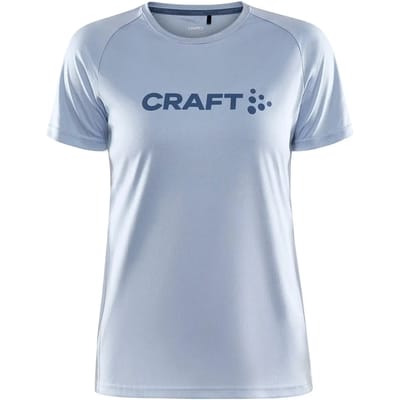 Craft Core Essence Logo T-shirt Met Korte Mouwen Blauw XS Vrouw