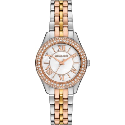 Michael Kors Mini Harlowe Dames Gouden Horloge MK4846