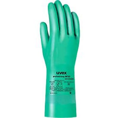 uvex Handschoen met bescherming tegen chemicaliën profastrong NF33 - maat 7 - 12 paar