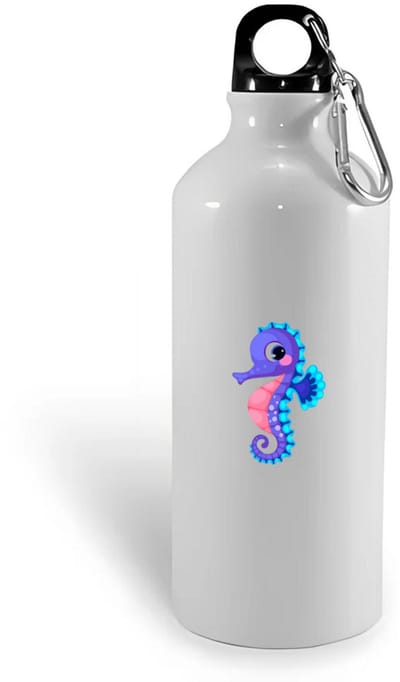 Hacebo® - Zeepaardje waterfles - Vis - Dieren liefhebbers - Dierentuin - cadeau - water fles - 400ML