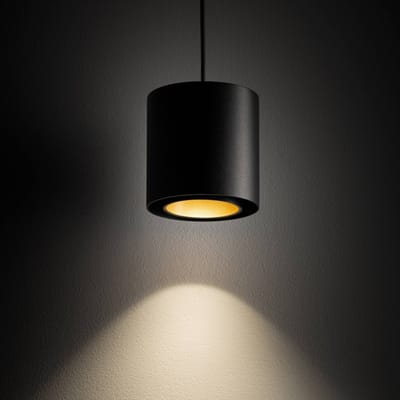 Nowodvorski Lighting Hanglamp Point Duo, zwart/goud, staal, Ø 13 cm, GU10