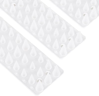 Effectieve Vogelafschrikking met Spikes voor Balkon, Bescherming tegen Duiven en Andere Vogels, 3 Meter Transparante Fence Spikes