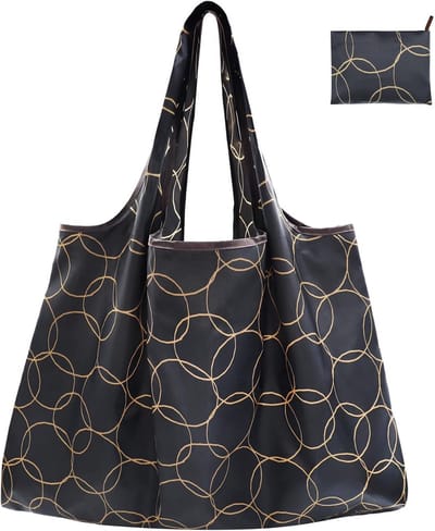Vouwbare boodschappentas 56 x 67 cm - stof - herbruikbaar - ideaal voor fruit - SnelShoppen
