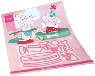 Marianne Design Collectables Snij en Embosstencil - Hondenaccessoires