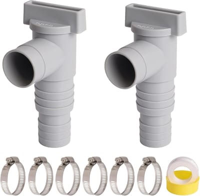 Afsluitkranen voor zwembaden - 9 stuks - Geschikt Geschikt voor Intex Bestway PoolSun afsluitkranen - zwembadstopkraa - voor bovengronds zwembad en zwembadpomponderhoud
