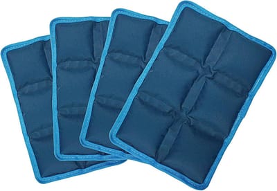 Ice Packs - Koelelementen Gel - Lunch Vers Houden - Lekvrij Ontwerp - 15 x 10 cm - Blauw