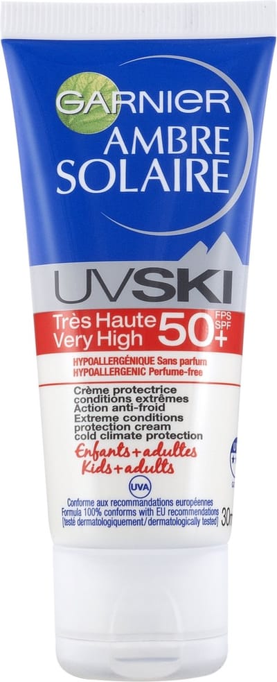 Garnier Ambre Solaire UV Ski Zonnebrandcrème SPF 50 - 30 ml