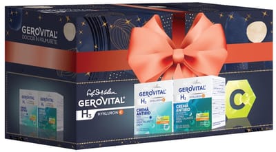 Gerovital H3 Hyaluron C Cadeauset - Anti-Rimpel Dagcrème & Nachtcrème - Hyaluronzuur & Vitamine C - Hydratatie & Anti-Aging - 2 x 50 ml