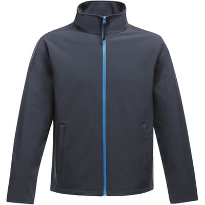 Regatta Opmerkelijk Heren Ablaze Afdrukbaar Soft Shell-jasje (Marine / Frans Blauw)