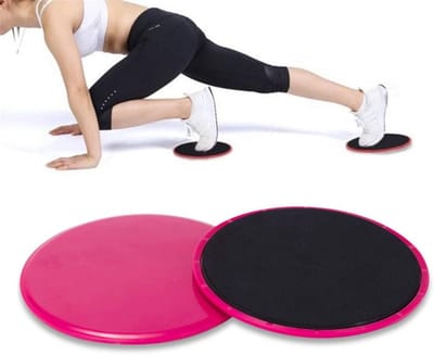 Oefen Schijven - Core Sliders - Kracht Training - Gladde Beweging - 17.5cm Diameter - Rood