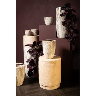 PTMD - Pot Miah - Beige - 25x25x21cm - Set van 3