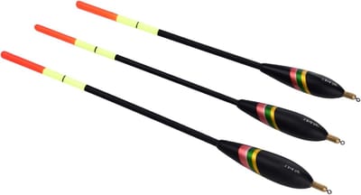 Visdobbers Set van 3 stuks in Diverse Drijfvermogens, Balsahout Visefficiëntie Verbeterende Floaters 1.5, 1.5 + 6g, 1.5 + 5g, 1.5 + 4g