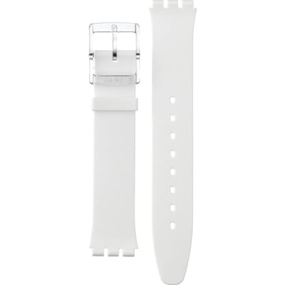 Swatch Plastic - Originals Medium (34mm) /Access/Solar/Musicall/Stop - G/SK/SL/SR/SS/SO28 ASS08K108C Magi White Horlogeband