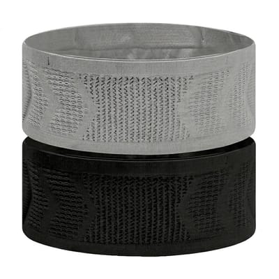 Grijze en zwarte sport heuptas unisex elastische running belt hardloopband hardloop heuptas set van 2 stuks hardloopriem brede tailleband en verborgen opbergvak geschikt voor telefoon sleutels pasjes voor hardlopen fitness wandelen