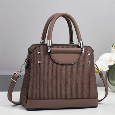 Nieuwe Macaron Tote met Hoge Uitstraling All-match Patchwork Streep Schoudertas Grote Capaciteit Trend Crossbody Tas .