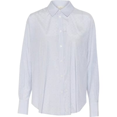 Kaffe Blouse Kamilena Shirt 10509799 107269 Blue/white Stripe Dames Maat - W38