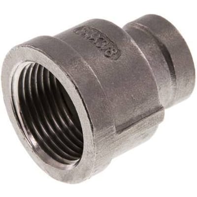 Rp 3/4'' x Rp 3/8'' RVS Ronde Sok 16 Bar