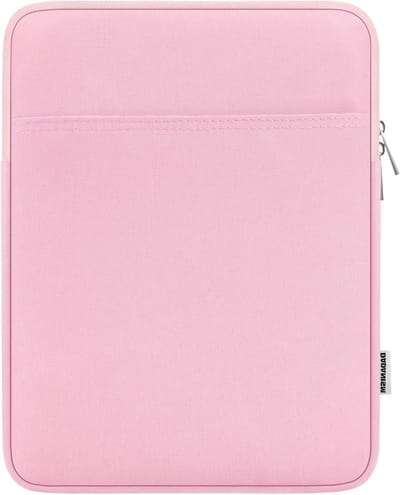 Tablet Tas met Hoes voor 13" iPad Pro, iPad Air en Galaxy Tab - Bloemen Roze Design, Bescherming, Draagbaarheid