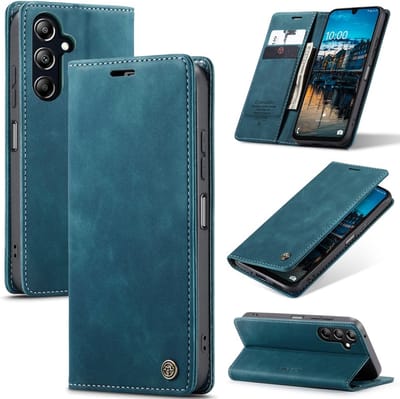 CaseMe Hoesje - Geschikt voor Samsung Galaxy A26 Hoesje - CaseMe 013 Book Case - Blauw