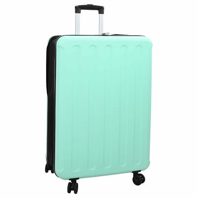 vidaXL - Koffer - met - slot - Mintgroen - 50 - x - 30 - x - 76 - cm - ABS - Kunststof