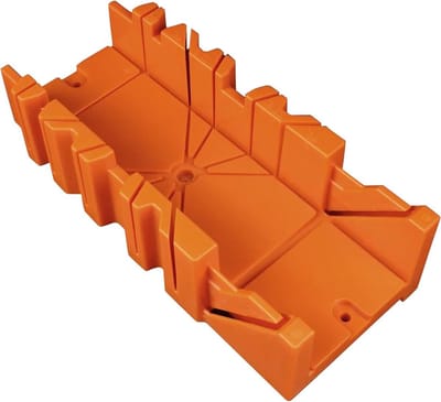 Verstekbak Houtbewerking - Zaagmal Klembox - Nauwkeurig Zagen - Verstelbare Hoeken - 14-inch - Oranje