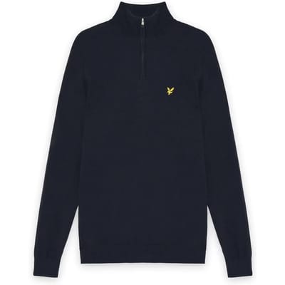 Merinowollen trui met ritssluiting Lyle & Scott