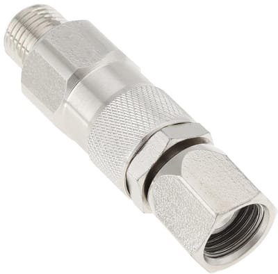 Cosensi - Dailygoods - Dailygoody - Draaibare Joint - Hoge Druk - Verbeter je spuitwerk - 1/4 Inch Mannelijke - 1/4 Inch Vrouwelijke - Geschikt voor airless spuitmachines - .