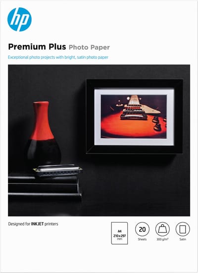 HP Premium Plus Fotopapier - A4 / Semi Gloss