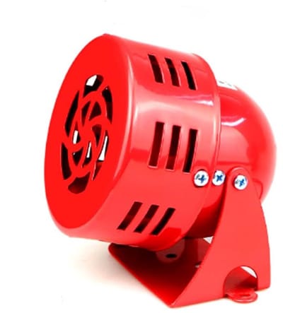 Dailygoody - Motor sirene - 12V 114dB alarm - Beveiligingssystemen - Veiligheidssignalering - Geluidsalarm - Betrouwbaar en effectief - Geschikt