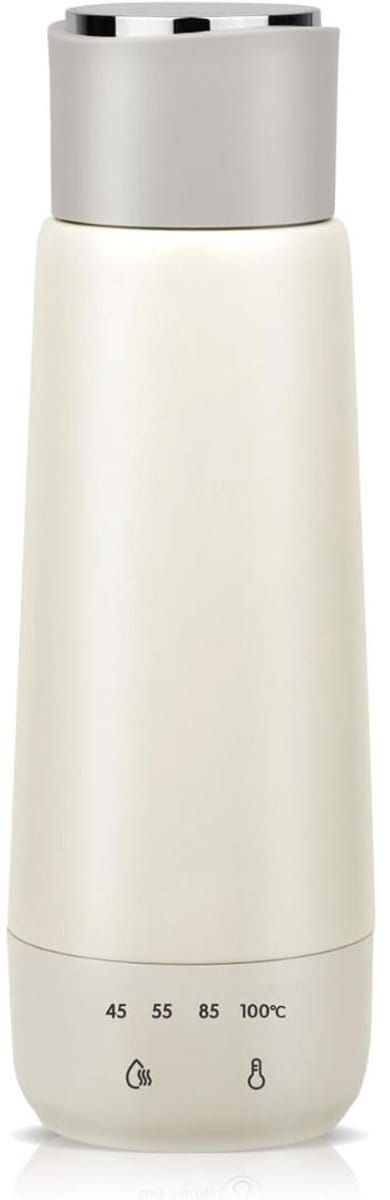DYNA® Waterkoker camping - Waterkoker klein - Waterkoker reis - Beige- 2cm x 7cm x 7cm