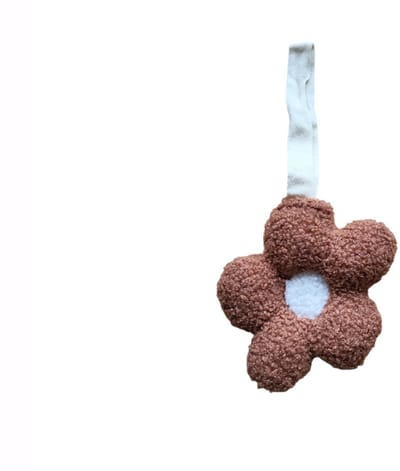 Speendoekje - speenknuffel - Teddy - Kraamcadeau - Baby - Bloem - Bruin