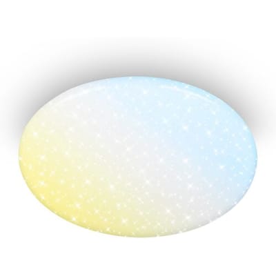 BRILONER Verb - Dimbaar Plafonniere - CCT - plafondlamp met afstandsbediening - wit - Ø56cm