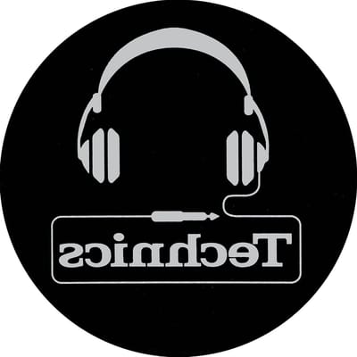 Slipmat Platenspeler - Draaitafel Mat - DJ Gebruik - Hoogwaardig Vakmanschap - 341 x 331 x 2 cm - Zwart
