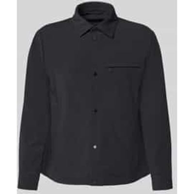 Blouson met kentkraag en borstzak