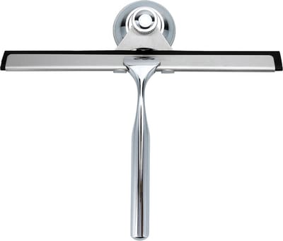Intirilife raamwisser in SILVER - Ruitenwisser met zuignaphouder zonder boren gemaakt van roestvrij staal en zinklegering - Perfect geschikt voor ramen, tegels en nog veel meer.