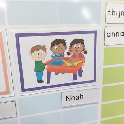 Kiesbordkaarten voor kleuterklas | Inclusief magnetische hoesjes | Kaarten kiesbord groep 1 en 2 | Olifantastisch