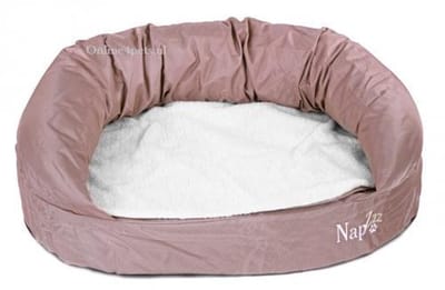 Napzzz High Sofa Bed - Taupe 100x70 cm