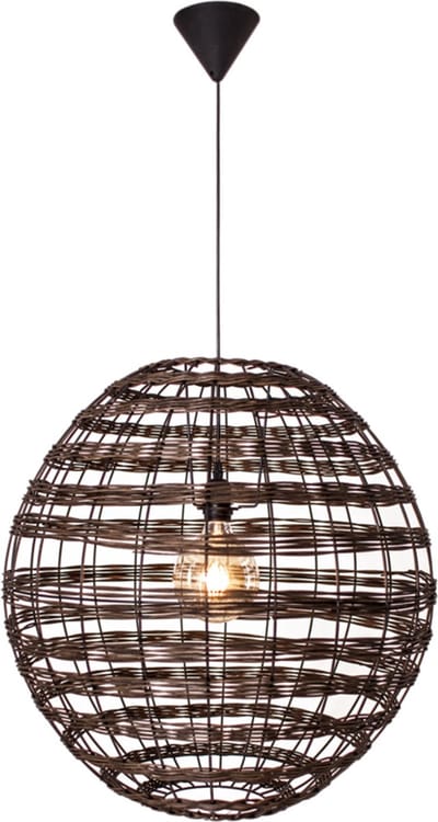 Hanglamp Broom donker bruin By Rydens 60x 60 x 60-169 cm