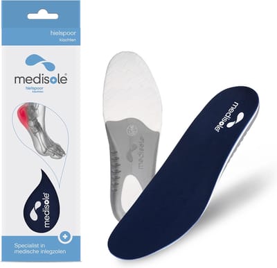 Medisole® Medische inlegzolen Hielspoor klachten - 1 paar - Heren maat 42