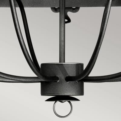 Elstead Lighting LED Kroonluchter | 12X E14 Max 60W | Dimbaar | Graphite