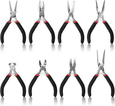 Set van 8 Mini Tangen voor Sieraden - Kleine Tangen voor DIY, Sieraden Maken en Reparaties