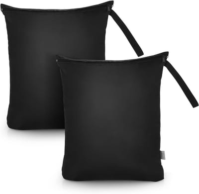 Waterdichte Waszak voor Vuil Wasgoed - Herbruikbare Organizer voor Zwemkleding, Gymtassen en Strandhanddoeken - 2 Stuks (16 x 20")