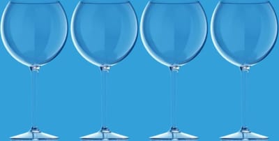 OneTrippel - Cocktailglazen - Gin Tonic Glazen - Onbreekbare glazen - Cocktailglas 4 stuks - Cocktailset - 63 cl - Kunststof Glazen - Plastic glazen