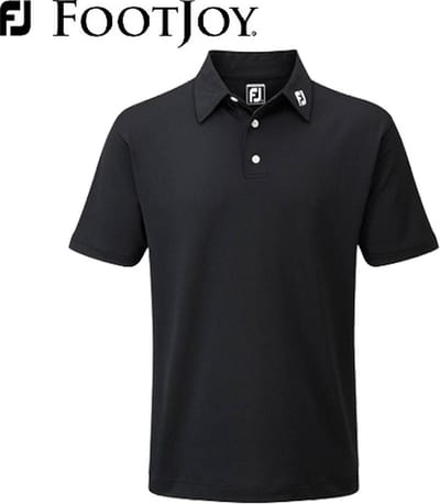 Footjoy Pique Poloshirt 91822 Zwart