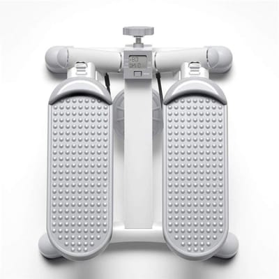 Mini Stepper - Stille Loopband - Thuis Fitness - Draaibare Computer - Compact Ontwerp - Zwart